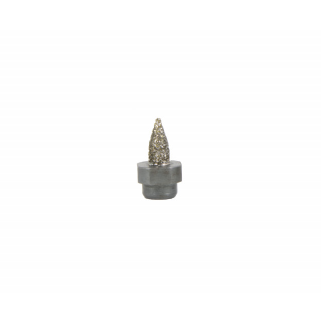 Short conical interdental burr