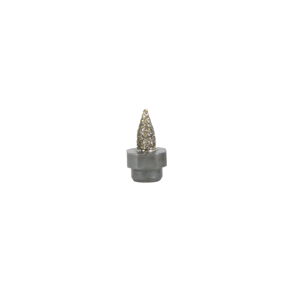 Short conical interdental burr