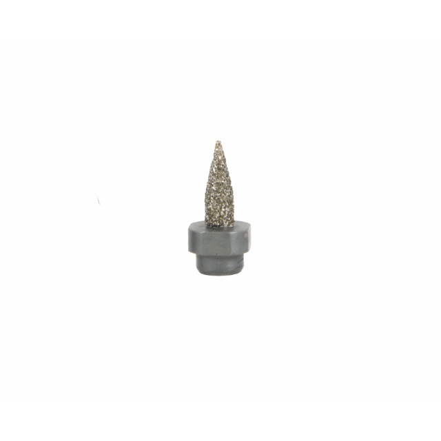 Long conical interdental burr