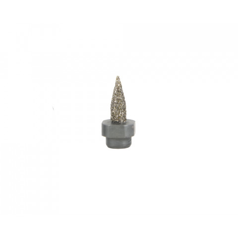 Long conical interdental burr